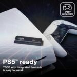 Crucial T500 1TB SSD PCIe Gen4 NVMe M.2 with Heatsink, CT1000T500SSD5 - Image 6