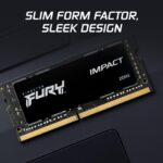 Kingston FURY Impact 32 GB (2 x 16 GB) 3200MHz DDR4 CL20 Laptop Memory Kit of 2 KF432S20IBK2/32 - Image 2
