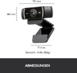 Logitech C922 Pro Stream Webcam, HD 1080p/30fps - Image 8