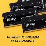 Kingston FURY Impact 32 GB (2 x 16 GB) 3200MHz DDR4 CL20 Laptop Memory Kit of 2 KF432S20IBK2/32 - Image 7