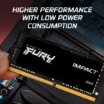 Kingston FURY Impact 32 GB (2 x 16 GB) 3200MHz DDR4 CL20 Laptop Memory Kit of 2 KF432S20IBK2/32 - Image 3
