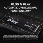 Kingston FURY Impact 32 GB (2 x 16 GB) 3200MHz DDR4 CL20 Laptop Memory Kit of 2 KF432S20IBK2/32 - Image 6