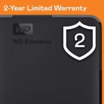 WD 6TB Elements portable external hard drive, USB 3.0, portable external storage, WDBHJS0060BBK-WESN - Image 7