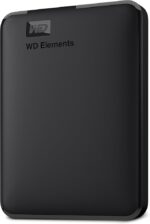 WD 6TB Elements portable external hard drive, USB 3.0, portable external storage, WDBHJS0060BBK-WESN